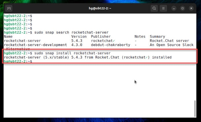 Install-RocketChat-Server-using-Snap-Store