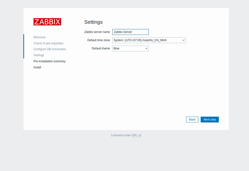 install-zabbix-server