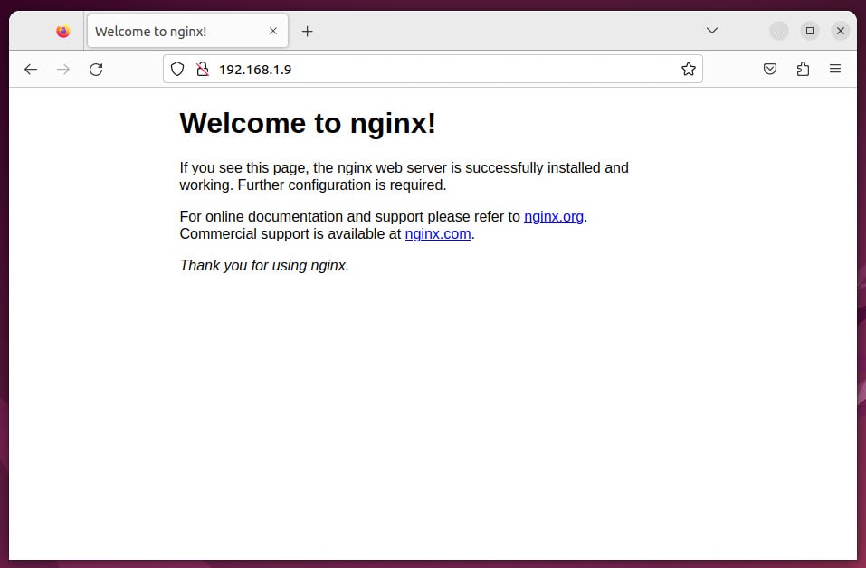 Testing Nginx