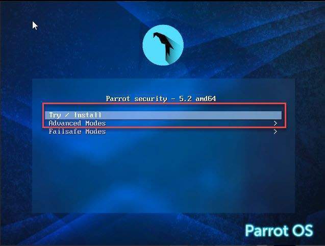 install-parrot-os-on-vmware