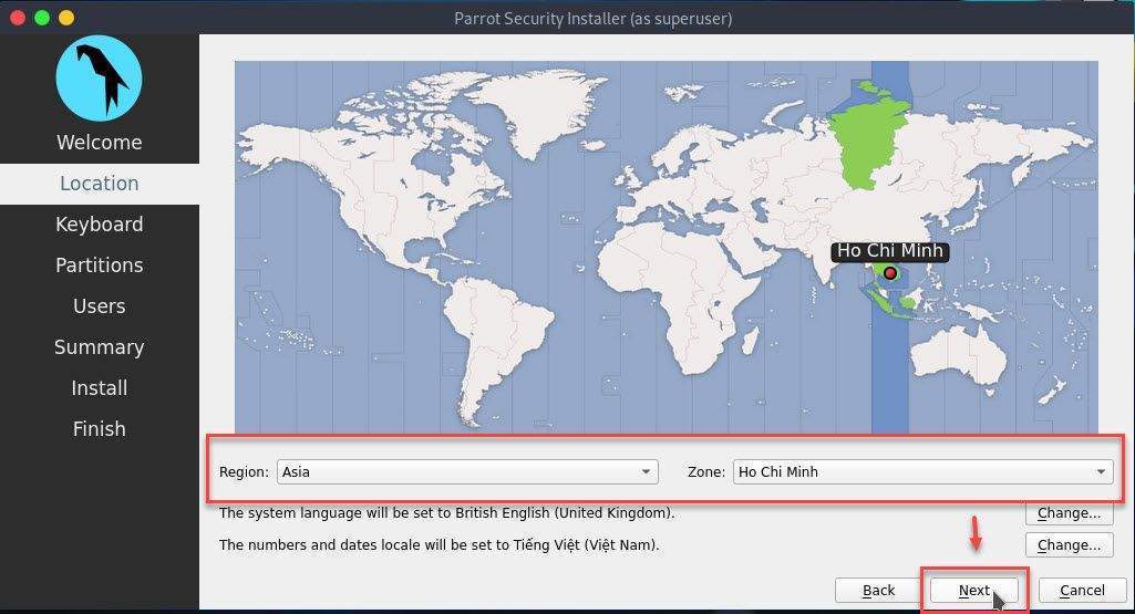 install-parrot-os-on-vmware