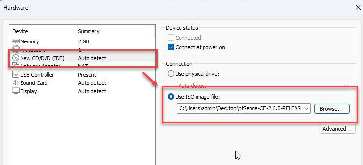 install-pfsense-on-vmware