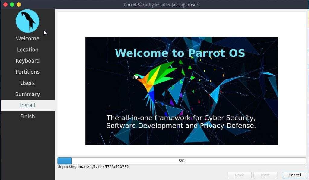 install-parrot-os-on-vmware