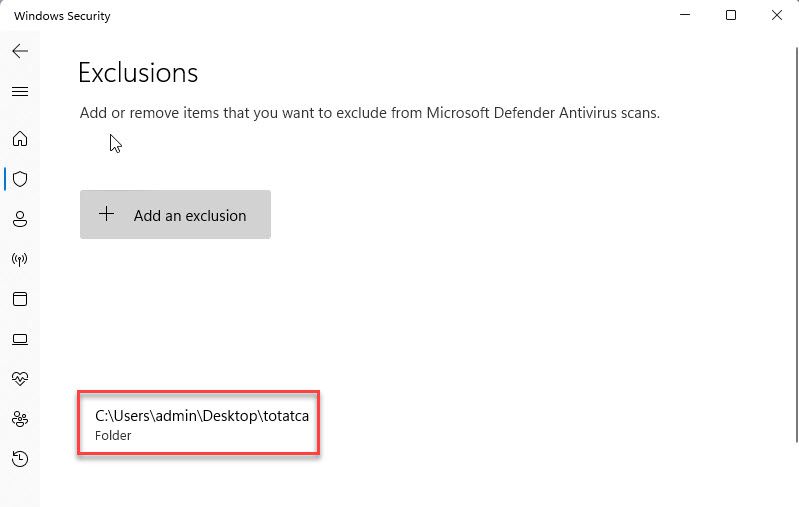 add-exclusion-in-windows-defender