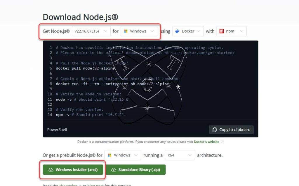 install-nodejs-on-windows